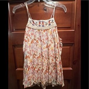 Sleeveless babydoll top